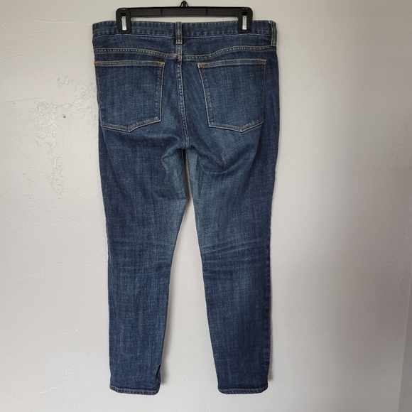 J.Crew Stretch 29 Toothpick Jeans Dark Wash Denim - Picture 4 of 8